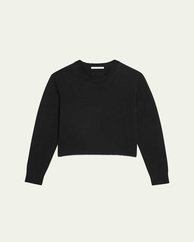 Cropped Crewneck Sweater